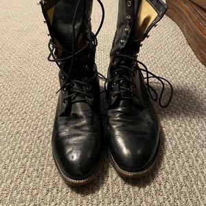 Men Justin boots 506 lace ups size 10